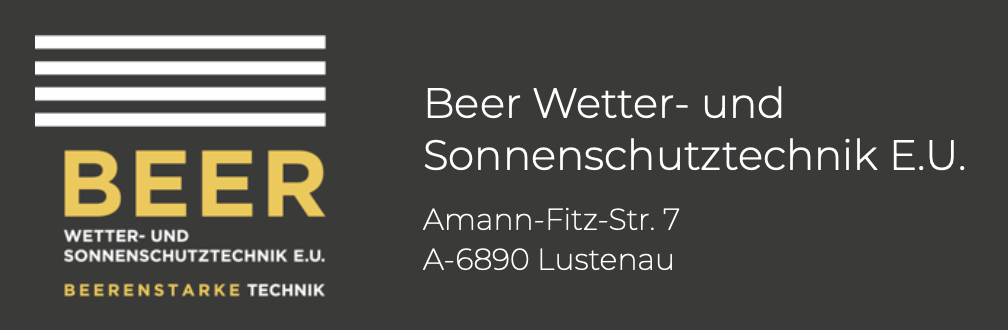 Beer Wetter- und Sonnenschutztechnik E.U.